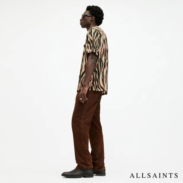 【ALLSAINTS】FIRED 人造絲老虎紋印花夏威夷花襯衫 MS567Z(舒適版型)