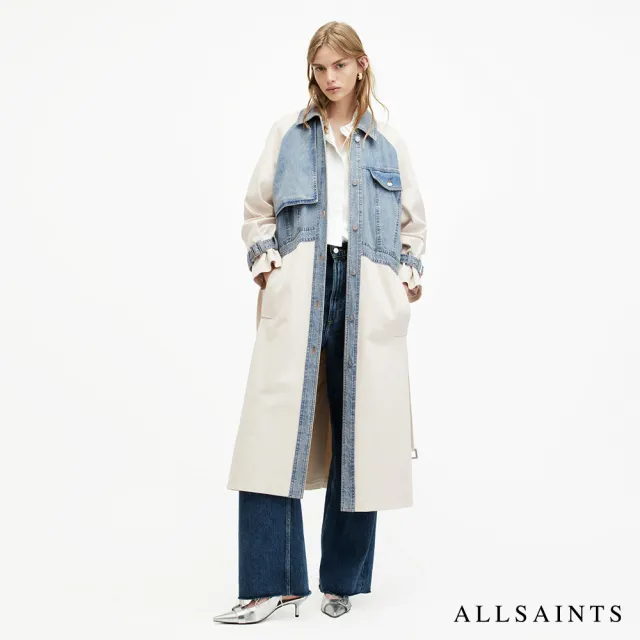 【ALLSAINTS】DAYLY 牛仔風衣外套 WO508Z(舒適版型)