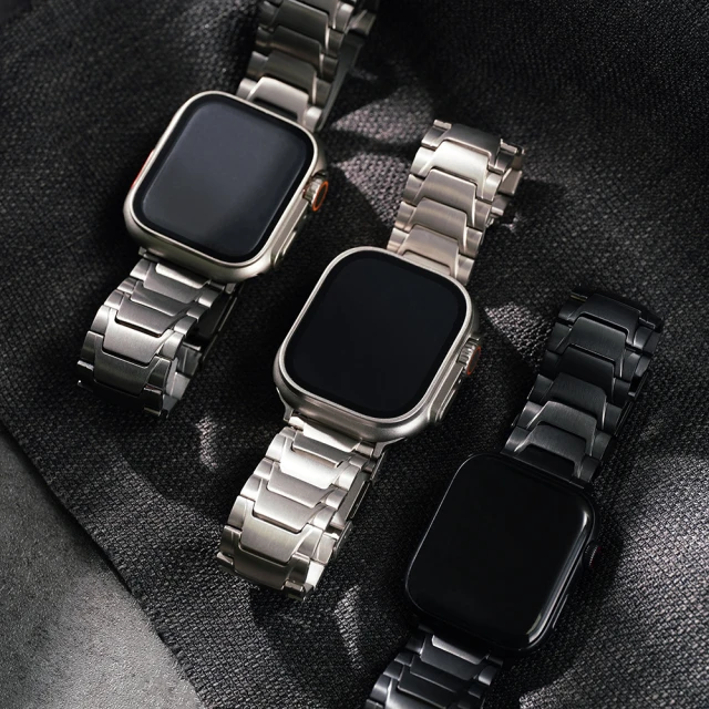 W.wear Apple watch-經典個性款鈦金屬蘋果專用錶帶(Apple Watch-41mm/44mm/45mm/49Ultra)