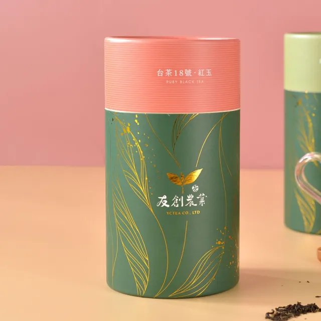 【YCTEA 友創農業】日月潭iTQi三星水晶紅玉紅茶雙罐禮盒1盒(60gx2罐/盒)(中秋禮盒)