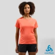 【ODLO官方直營】男 女 CT ESSENTIAL 短袖T-SHIRT 水霧綠 活瑚橘 利摩藍(吸濕排汗 抗臭衣 抑菌抗臭)