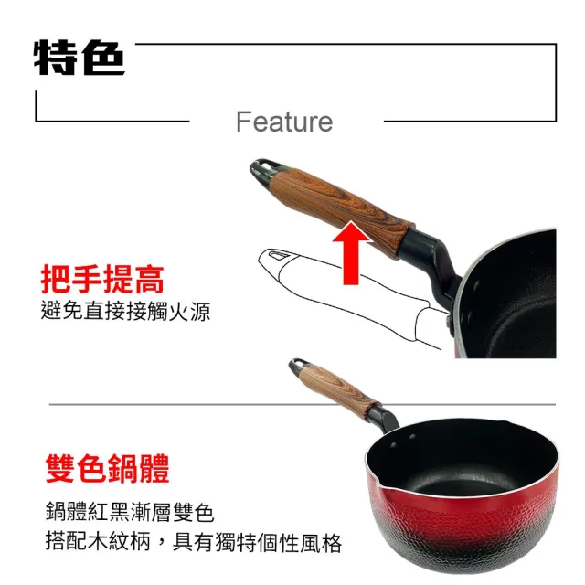 【PERFECT 理想】晶品不沾深型平底鍋26cm 台灣製造(適用IH及各式爐具)