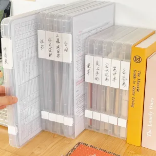 【收納女王】A4-透明文件收納盒(資料盒 文件夾 考卷收納)