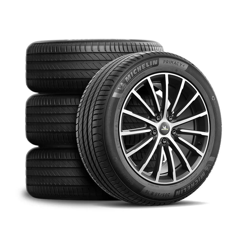 【Michelin 米其林】官方直營 MICHELIN 舒適型輪胎 PRIMACY 4+ 195/55/16 4入