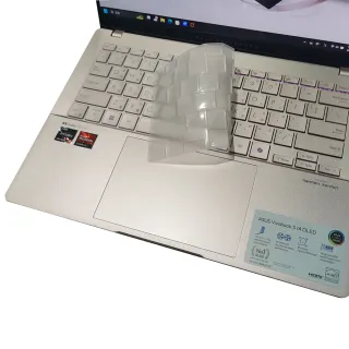 【Ezstick】ASUS Vivobook S14 M5406 M5406NA 奈米銀抗菌TPU 鍵盤保護膜(鍵盤膜)