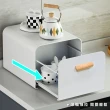 【ONE HOUSE】田豆鐵製抽屜置物架_廚房雙層電器抽屜 -2色可選(電器架 微波爐架 咖啡機架)