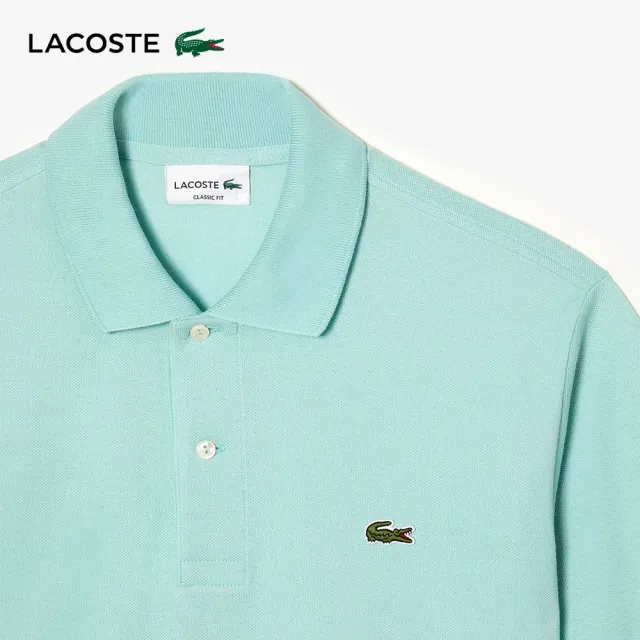 【LACOSTE】男裝-經典L1212短袖Polo衫(薄荷綠)