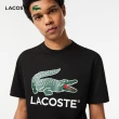 【LACOSTE】男裝-經典鱷魚印花純棉短袖T恤(海軍藍)