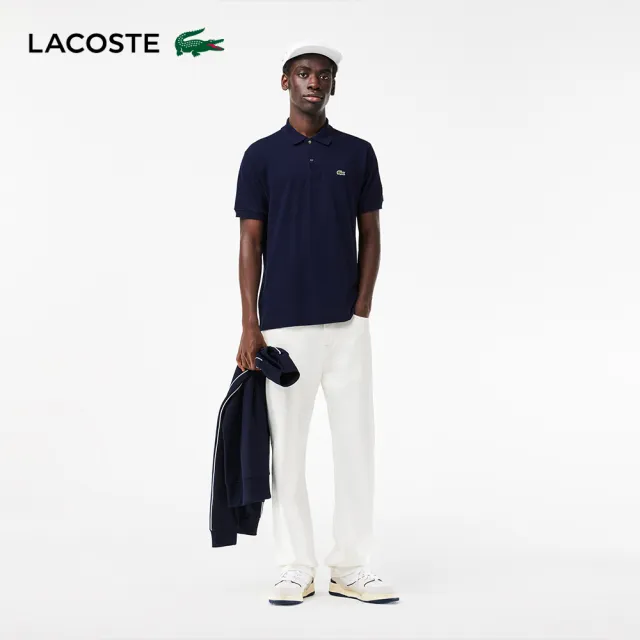 【LACOSTE】男裝-經典L1212短袖Polo衫(海軍藍)