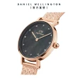 【Daniel Wellington】DW 手錶  Petite Lumine  28mm-星辰系列貝母盤麥穗鋼琴錶-星辰黑(三色 DW00100595)