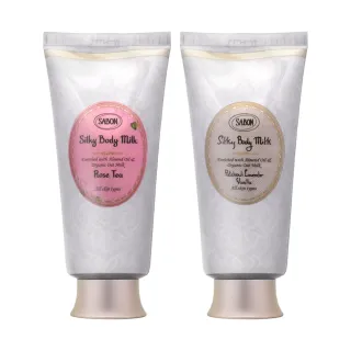 【SABON】絲綢身體乳液 200ml(國際航空版.綠玫瑰/白茶/玫瑰/茉莉/經典)