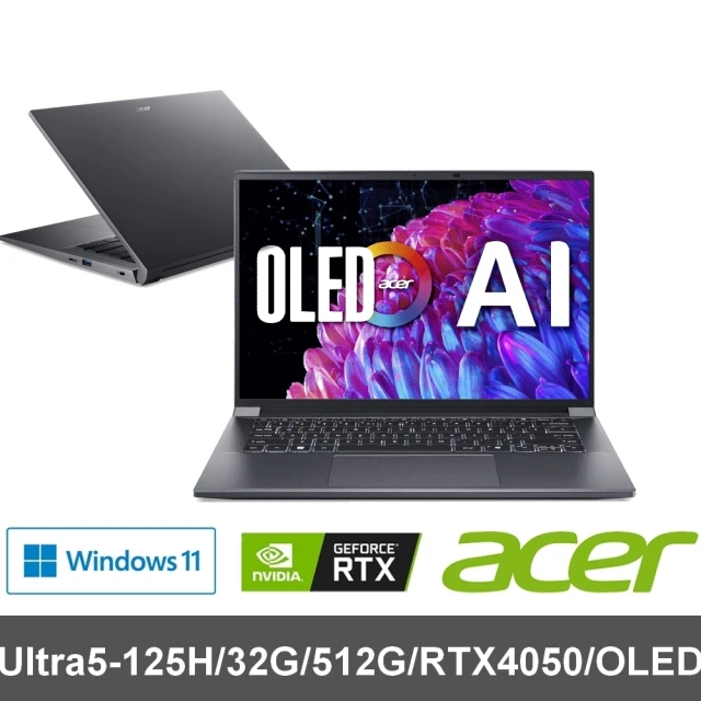 Acer 宏碁 14.5吋Ultra5 RTX4050 輕薄