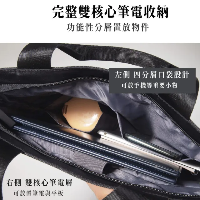 【deya】ECO Smart尼龍回收手提肩背筆電包-直式(送：deya真皮鑰匙圈-市價399)