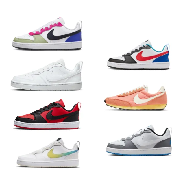 【NIKE 耐吉】COURT BOROUGH LOW / COURT BOROUGH LOW 2 GS 女鞋 大童鞋 運動休閒鞋 多款任選(FV8120141 &)