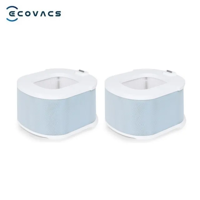 【ECOVACS 科沃斯】AVA空氣清淨智慧機器人專用濾網  靜謐藍(2入組)