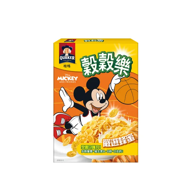 【QUAKER 桂格】穀穀樂170g-兩種口味任選(原味玉米/蜂蜜玉米)