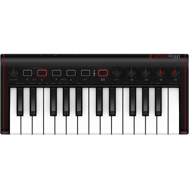 IK Multimedia iRig Keys 2 Mini 迷你25鍵 MIDI 數位控制鍵盤(公司貨保固)