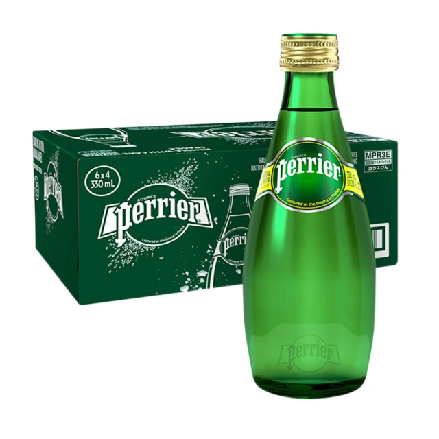 【Perrier 沛綠雅】氣泡天然礦泉水330mlx24入/箱