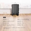 【Arlink】20吋行李箱2入組月光白 PC鋁框 前開式 多功能(獨立前開/TSA海關鎖/專屬防塵套)