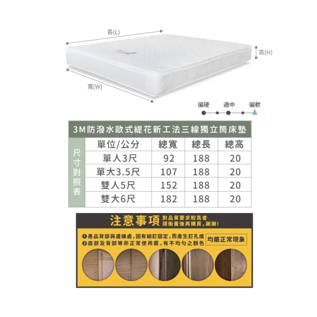 【ASSARI】房間組三件_床箱+側掀+3M三線獨立筒(雙人5尺)