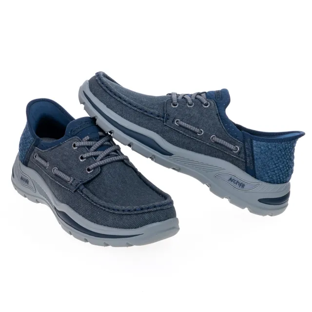 【SKECHERS】男鞋 休閒系列 瞬穿舒適科技 ARCH FIT MOTLEY(205203NVY)