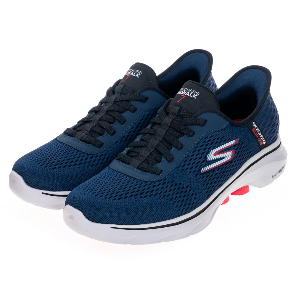 【SKECHERS】男鞋 健走系列 瞬穿舒適科技 GO WALK 7(216648NVRD)