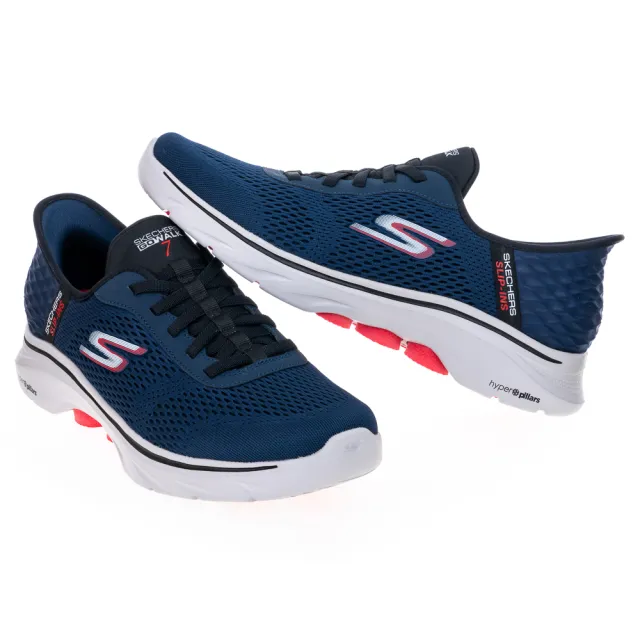 【SKECHERS】男鞋 健走系列 瞬穿舒適科技 GO WALK 7(216648NVRD)