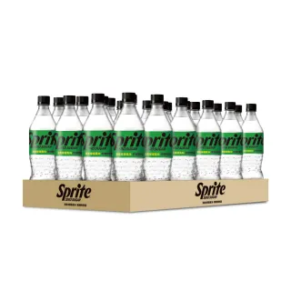 【Sprite ZERO SUGAR 雪碧無糖】無糖零卡 寶特瓶600ml x24入/箱