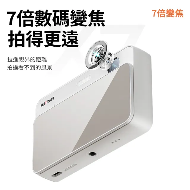 【LUCKY ROOM】4800萬像素 相機(數位相機 高清旅遊卡片機 可自拍vlog 鏡面滑蓋相機 攝影機)