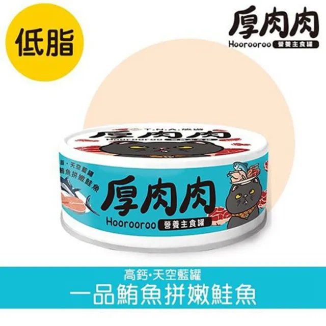 【T.N.A. 悠遊系列】厚肉肉Hoorooroo主食罐 80g*24入/箱(貓主食罐、貓罐 全齡貓)