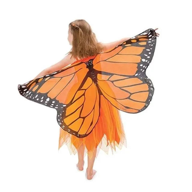 【Baby 童衣】兒童裝扮披風 蝴蝶翅膀造型披肩 兒童表演道具服 11747(共５色)