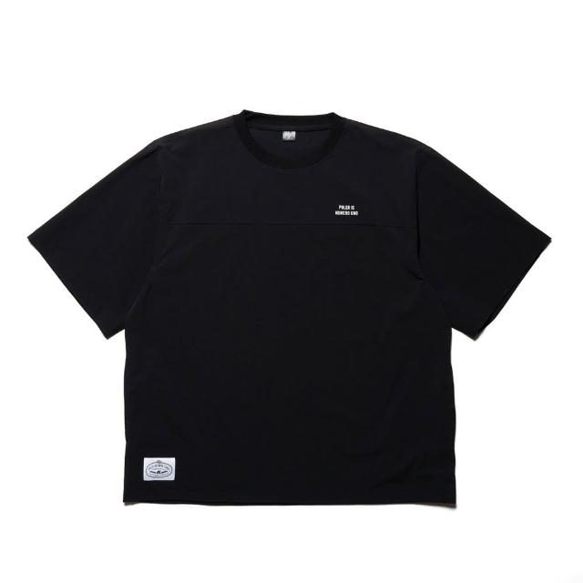 【POLER STUFF】日本限定 STRETCH RIP NYLON BAGGY 戶外工裝風彈性抗撕裂尼龍休閒上衣 / 時尚寬版(黑色)