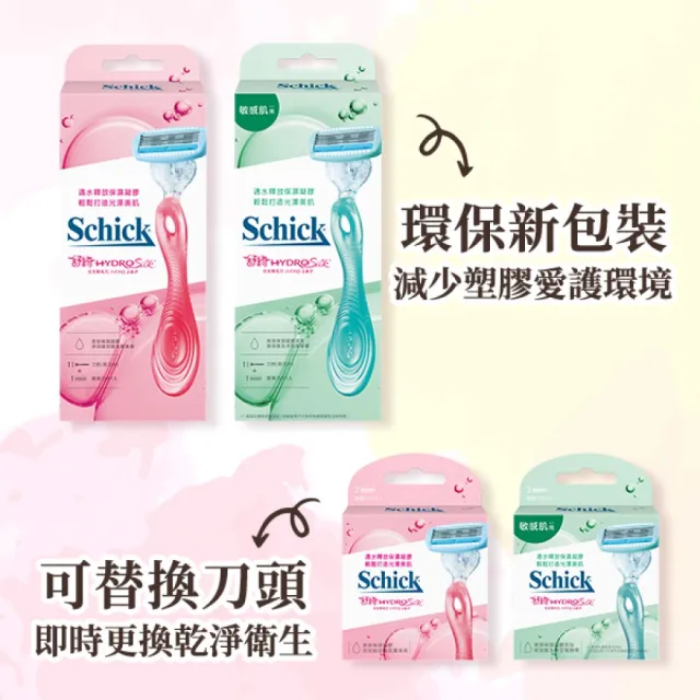 【Schick 舒適牌】舒綺5仕女除毛刀 1刀把2刀片