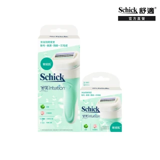 【Schick 舒適牌】舒芙仕女除毛刀超值組 1刀把5刀片(敏感肌用)