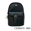 【Cerruti 1881】頂級義大利斜肩包(黑色 CEBO06657N)