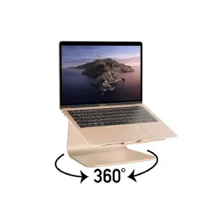 【Rain Design】mStand 360 MacBook 筆電旋轉散熱架 金色