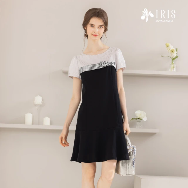 IRIS 艾莉詩 質感斜條低腰連衣裙(42680) 推薦