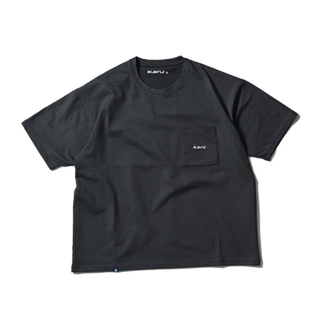 【KAVU】U/O Shirt 台灣限定款-機能短袖T恤 黑色 中性款 #LE001
