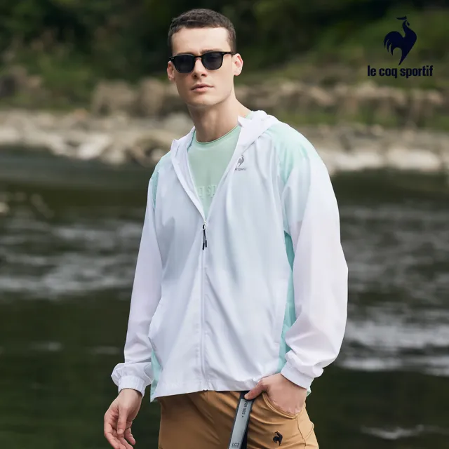 【LE COQ SPORTIF 公雞】運動TRAINING可收納防風外套 男女款-4色-LWT61663_LWT62663