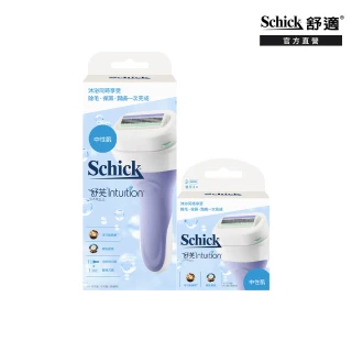 【Schick 舒適牌】舒芙仕女除毛刀超值組 1刀把5刀片(中性肌用_新舊包裝混出)