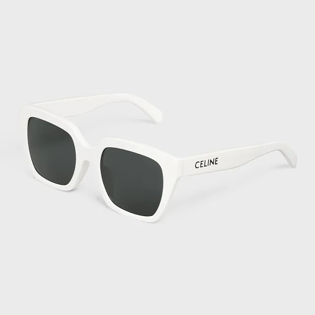 【CELINE】小紅書火爆款 膠框抗UV太陽眼鏡組合(CL40198F 黑色、白色；CL40197U 黑色)
