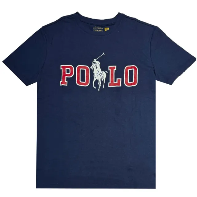 【RALPH LAUREN】男生 POLO 短袖 男女款 情侶款 國旗(平輸品)