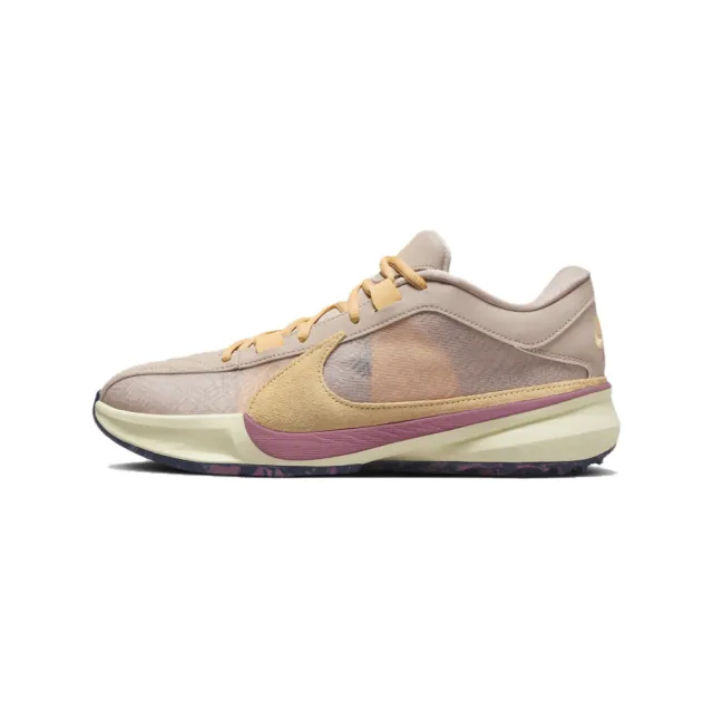 【NIKE 耐吉】Nike Zoom Freak 5 EP Fossil Stone 粉橘 DX4996-200(男鞋 實戰籃球鞋 運動鞋)