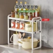 【Klova】不鏽鋼可伸縮廚房檯面分層置物架 桌面儲物架 單層鍋架 櫥櫃分隔收納架