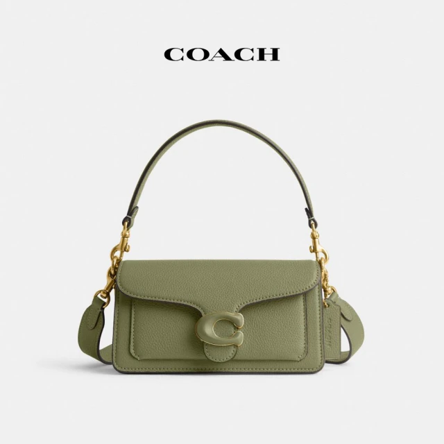 COACHCOACH蔻馳官方直營 TABBY 20號單肩手袋-B4/苔蘚綠色(CM543)