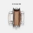 【COACH蔻馳官方直營】N/S經典Logo迷你托特手袋-SV/亮卡其色/粉白色(CJ494)