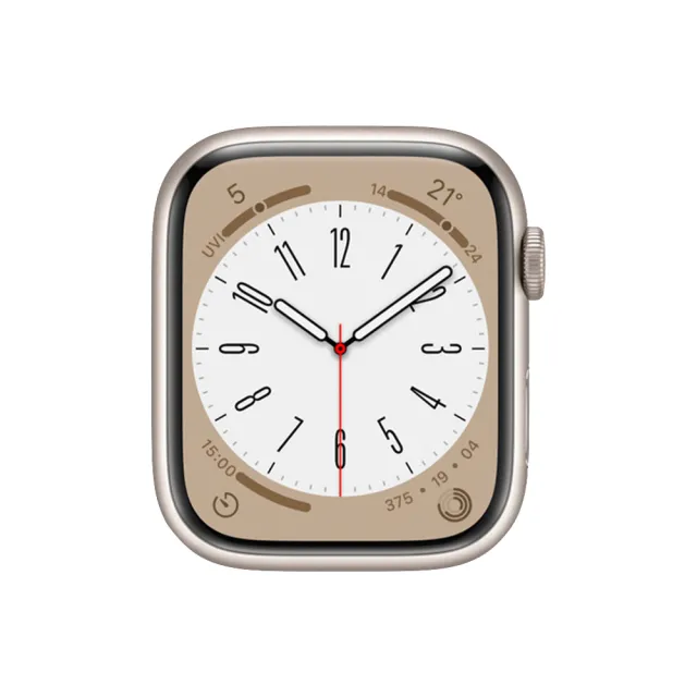 【Apple】A+ 級福利品 Apple Watch S8 LTE 45mm 鋁金屬錶殼(副廠配件/錶帶顏色隨機)