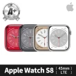 【Apple】A+ 級福利品 Apple Watch S8 LTE 45mm 鋁金屬錶殼(副廠配件/錶帶顏色隨機)