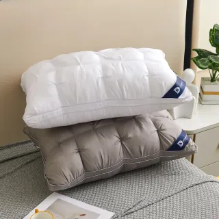 【ISHUR 伊舒爾】立體扭花雲朵枕1入 多款任選(贈天絲枕套1入/六星級飯店枕/枕頭/羽絲絨枕)