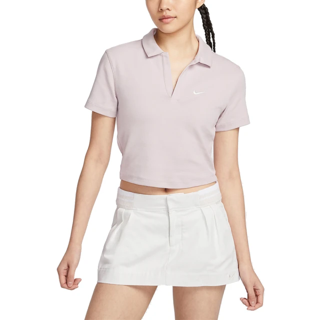 NIKE 耐吉 短袖上衣 POLO衫 短版 AS W NSW ESSNTL SS POLO CRP TO 女 - DV7885019